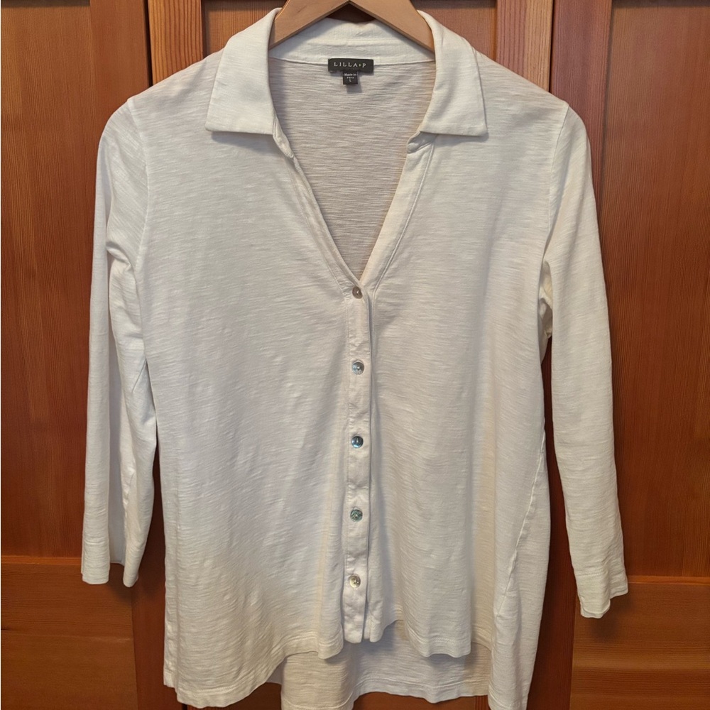 Lilla P White button up
